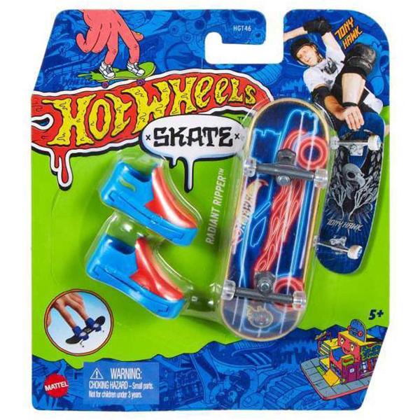 Skate de Dedo - Hot Wheels - Tony Hawk - Sortido - Mattel Imagem de Skate de Dedo - Hot Wheels - Tony Hawk - Sortido - Mattel