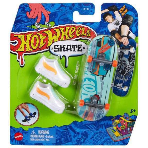 Skate de Dedo - Hot Wheels - Tony Hawk - Sortido - Mattel Imagem de Skate de Dedo - Hot Wheels - Tony Hawk - Sortido - Mattel