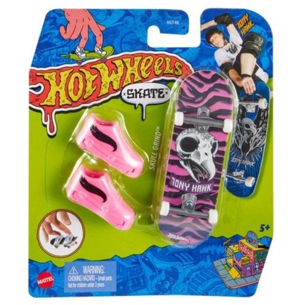 Skate de Dedo - Hot Wheels - Tony Hawk - Sortido - Mattel Imagem de Skate de Dedo - Hot Wheels - Tony Hawk - Sortido - Mattel