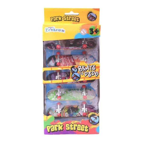 Skate De Dedo Kit Com 5 - Park Street - Brinkzania Bar022 Imagem de Skate De Dedo Kit Com 5 - Park Street - Brinkzania Bar022