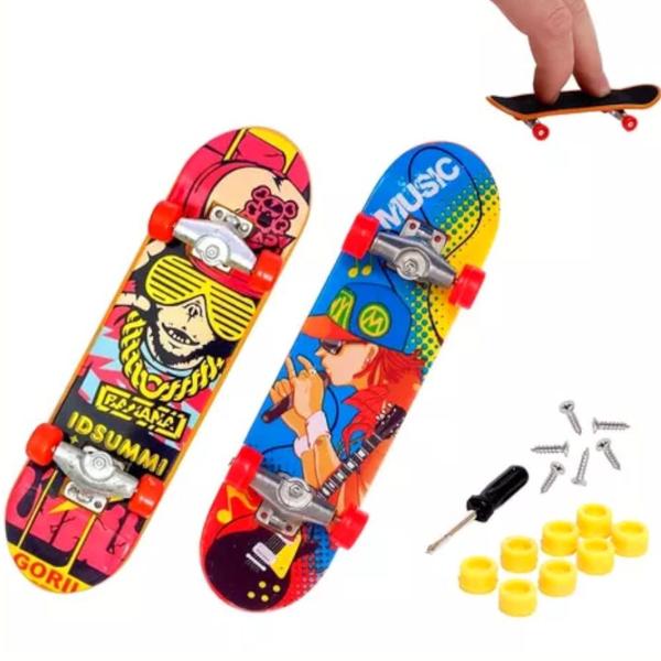 Imagem de Skate de Dedo Park Street Kit com 2 Skates