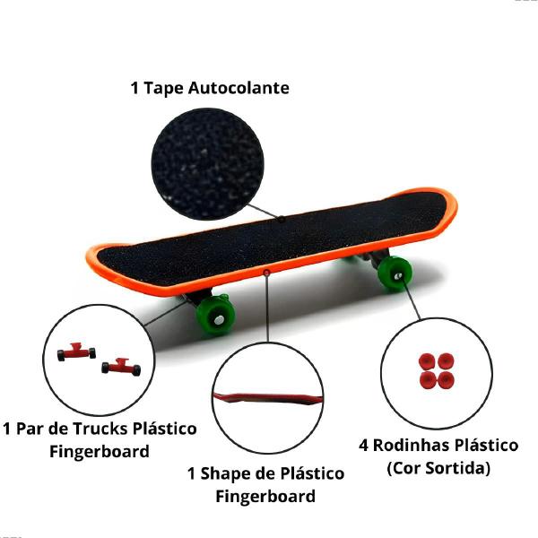 SKATE DE DEDO personagens FINGERBOARD BRINQUEDO INFANTIL - SUPER99 Imagem de SKATE DE DEDO personagens FINGERBOARD BRINQUEDO INFANTIL