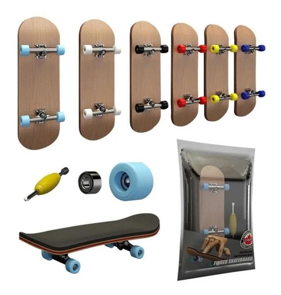 Imagem de Skate De Dedo Profissional Fingerboard de madeira