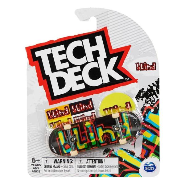 Imagem de Skate De Dedo Profissional Tech Deck + Adesivos - Sortido