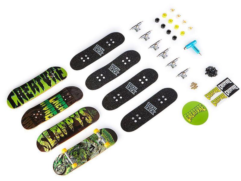 Imagem de Skate de Dedo Sunny Brinquedos Tech Deck Ultra DLX - 9,5cm 4 Unidades com Acessórios