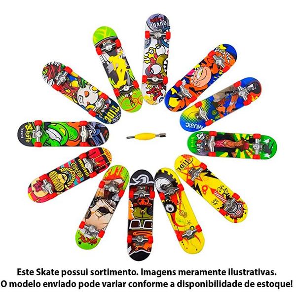 Imagem de Skate de Dedo Surpresa - 9 cm - Pro Deck - 1 Skate - Multikids