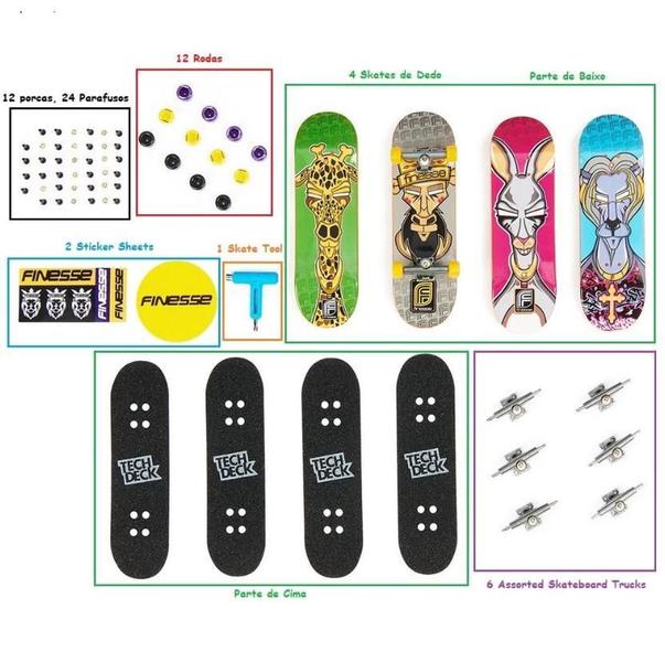 Imagem de Skate De Dedo Tech Deck Finesse Sunny - 2891