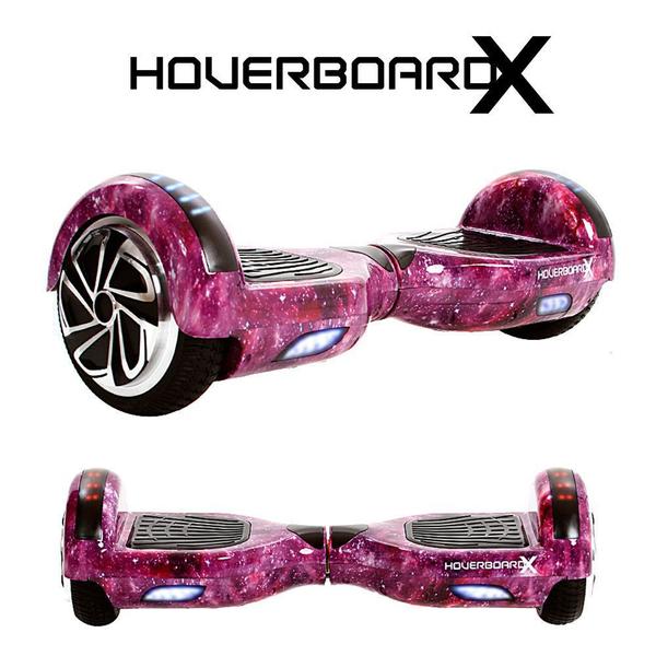 Imagem de Skate Elétrico 6,5 Aurora Lilás HoverboardX Bluetooth Bolsa