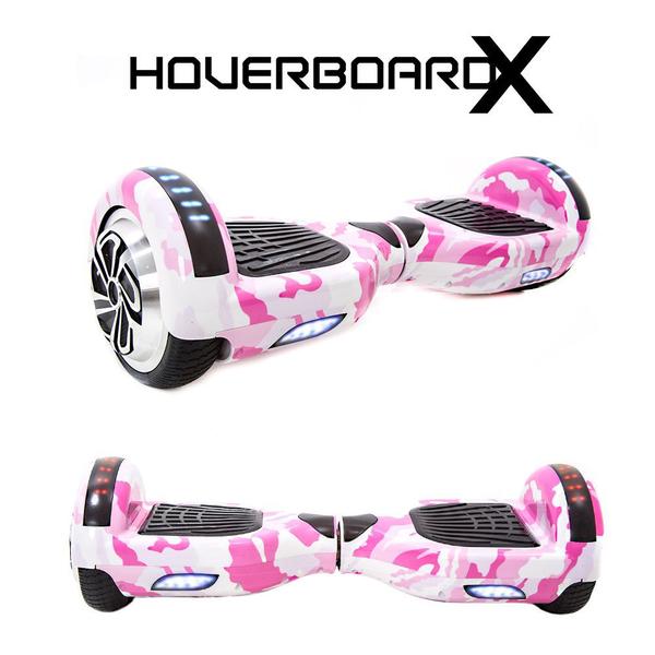 Imagem de Skate Elétrico 6,5 Rosa Militar HoverboardX Bluetooth