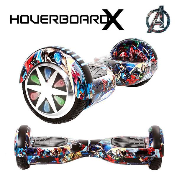 Imagem de Skate Eletrico 6,5" Vingadores HoverboardX com Led e Bolsa