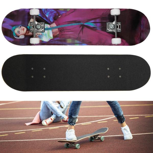 Imagem de Skate Feminino para Menina - Kit Proteção Infantil Completo