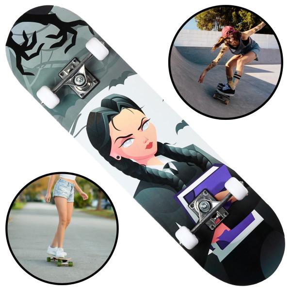 Imagem de Skate Feminino Resistente  Pronto para Uso  Até 50kg