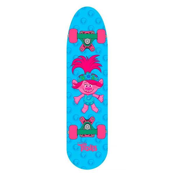 Imagem de Skate Froes Cruiser Trolls Poppy Azul/rosa