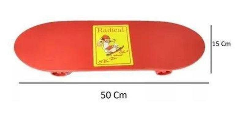 Imagem de Skate Infantil Colorido - Rotaplast