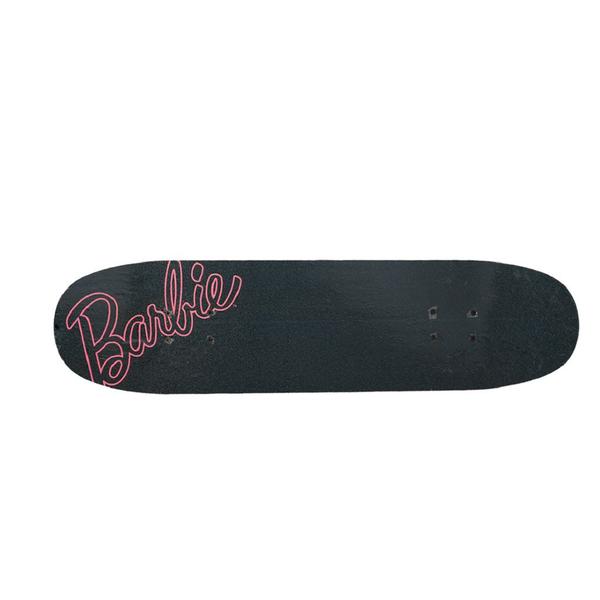 Imagem de Skate Infantil com Acessórios de Segurança Cotoveleira e Joelheira Barbie F00105 - Fun