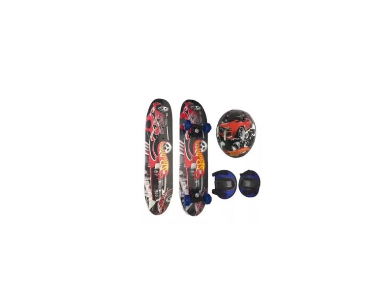 Imagem de Skate infantil duplo c/ acess speed wheels 61cm 4686