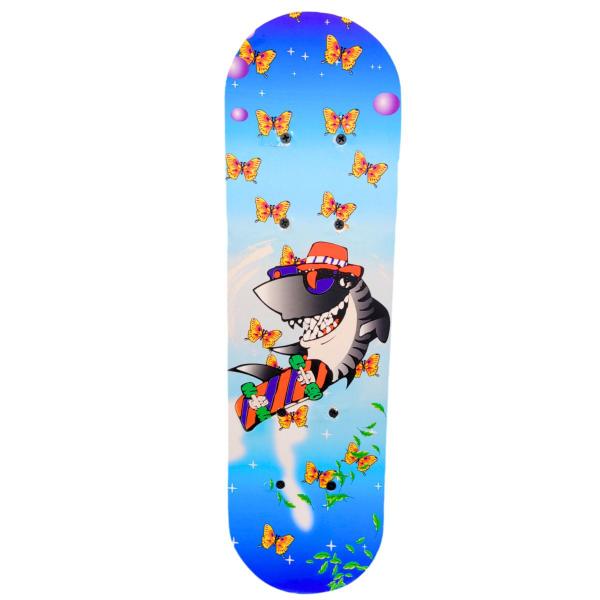 Imagem de Skate Infantil Estampado Montado Completo Suporta 30Kg 18276