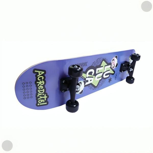 Imagem de Skate Infantil Luluca Com Acessórios Azul  F01358 - Fun