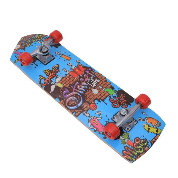 Imagem de Skate Infantil Radical com Kit de Proteção Capacete Até 90 Kilos