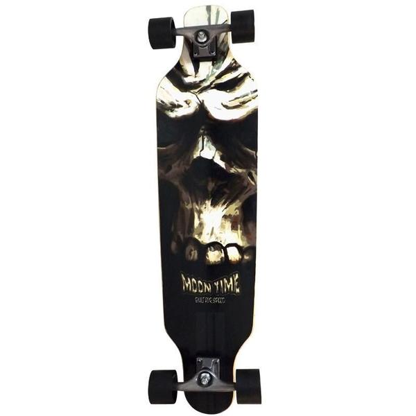 Imagem de Skate Longboard Owl Sports Moon Time Caveira