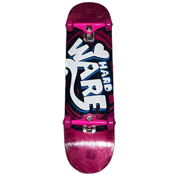 Imagem de Skate Montado Hardware Coração Rosa E Azul Unico