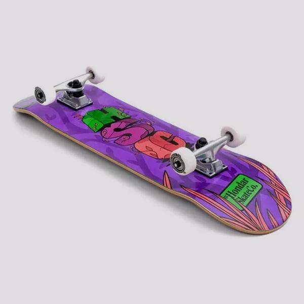 Imagem de Skate Montado Hondar Iniciante Jungle Roxo