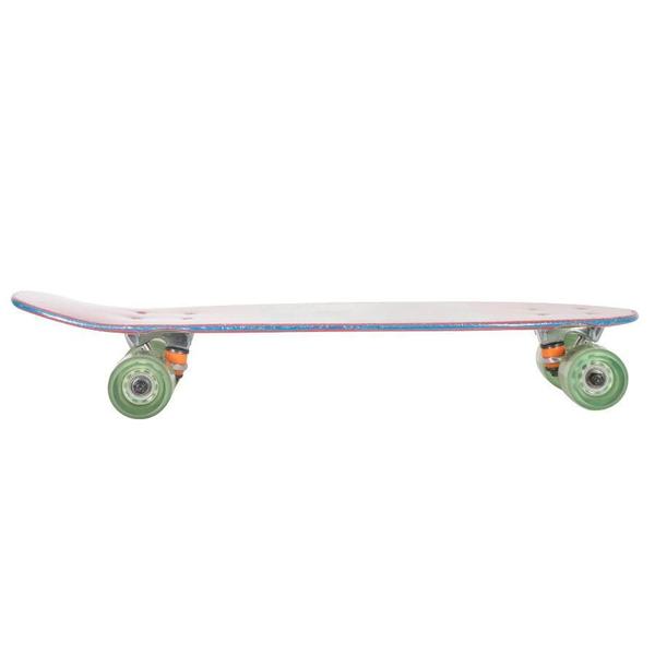 Imagem de Skate Montado Hondar Just Cruiser Mini-Long Vermelho/Verde