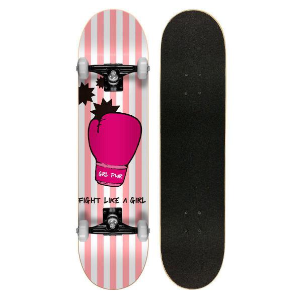 Imagem de Skate Montado Profissional Cisco Feminino Glove - Abec 7