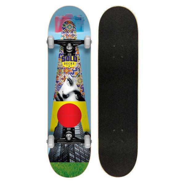 Imagem de Skate Montado Profissional Solo Decks Colagem 3