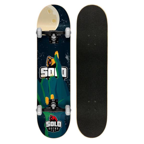 Imagem de Skate Montado Profissional Solo Decks Moon