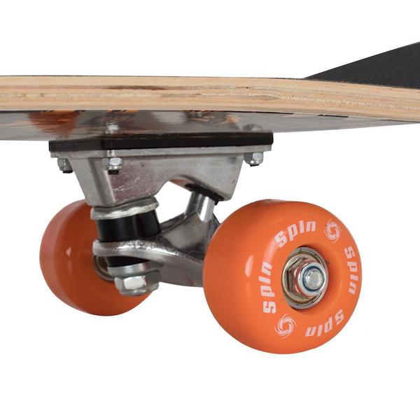 Imagem de Skate Montado Semi Profissional Skatetboard Spin ABEC 9