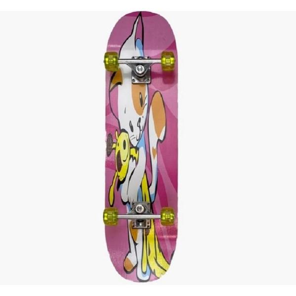 Imagem de Skate Rosa Simples Fenix Rosa