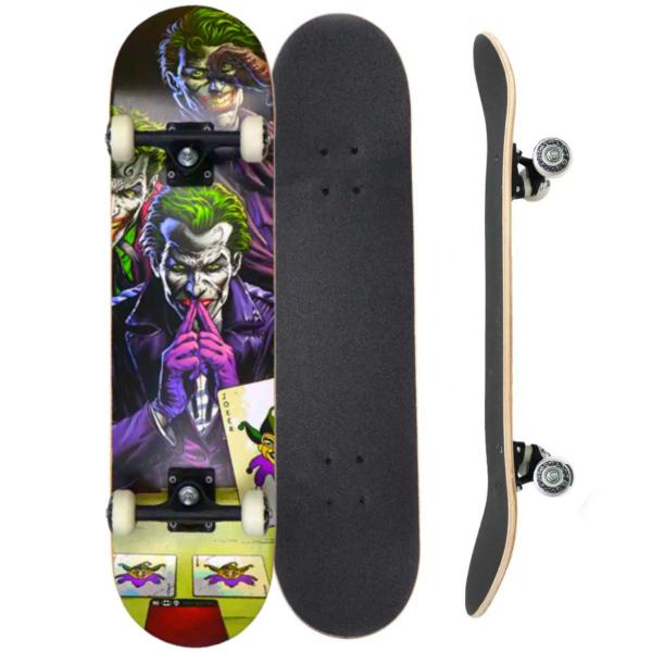 Imagem de Skate Vilões Dc Comics Montado Arlequina Palhaço Coringa 90K