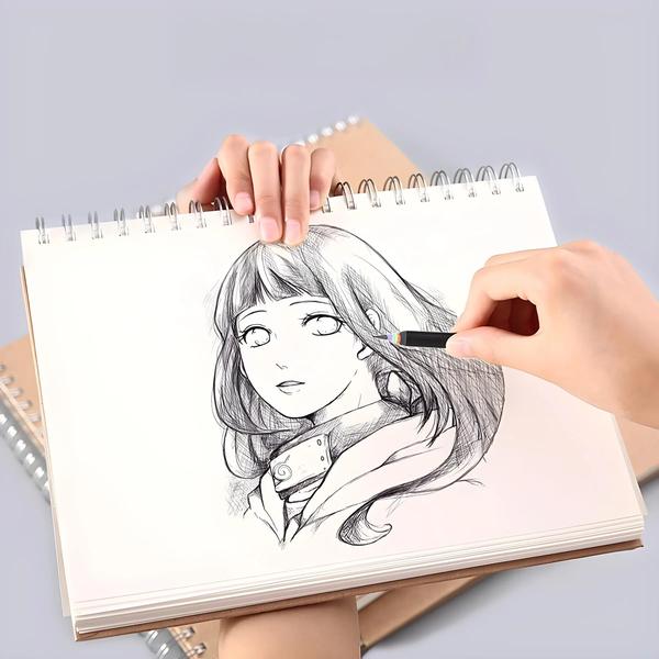 Imagem de Sketchbook A3 A4 A5 8K 16K - Papel Grosso 160 GSM para Desenho e Pintura