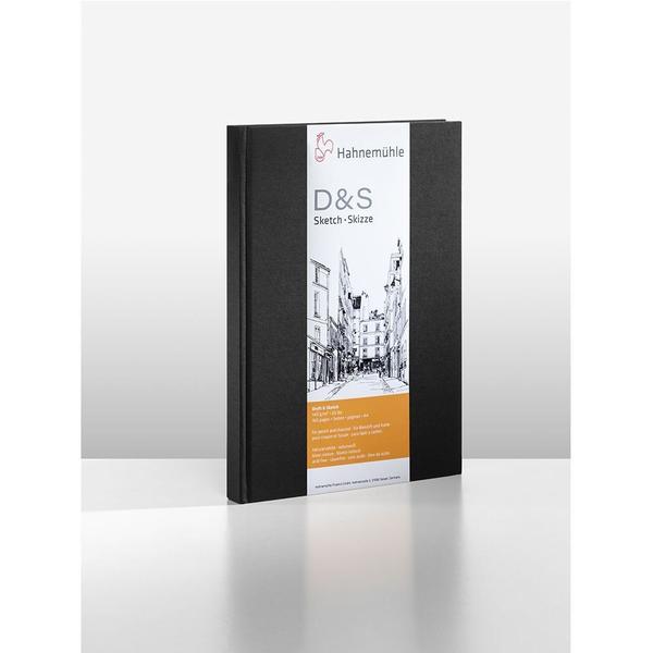 Imagem de Sketchbook D&ampS Caderno Preto A5 Retrato 140g 80fls 10628270