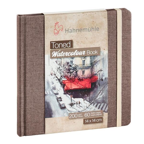 Imagem de Sketchbook Toned Watercolour Book 14x14cm Bege 200g/m 30Fls Hahnemuhle 10625182