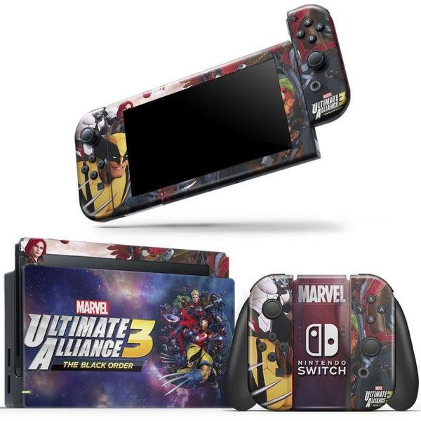 Imagem de Skin Adesivo Protetor Para Nintendo Switch Avengers Marvel Ultimate Alliance B2