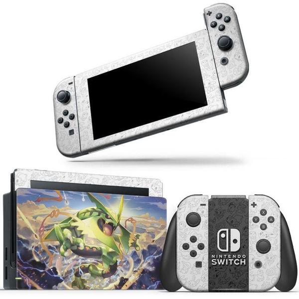 Imagem de Skin Adesivo Protetor Para Nintendo Switch Pokémon Rayquaza B13