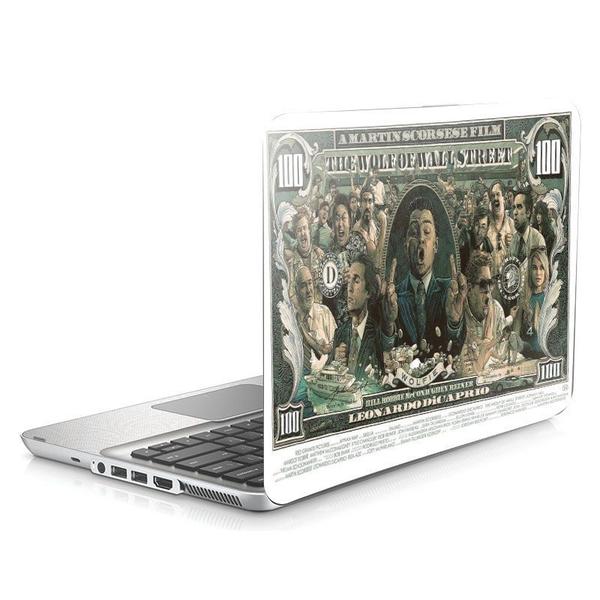 Imagem de Skin Adesivo Protetor para Notebook 15" Wide O Lobo de Wallstreet b22