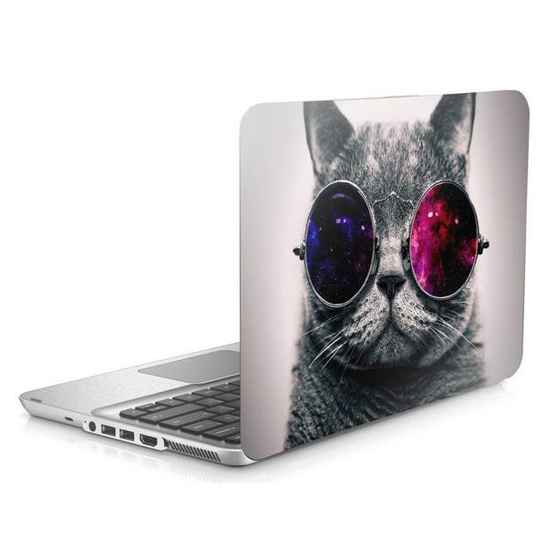 Imagem de Skin Adesivo Protetor para Notebook 15,6" Gato Galáxia d1