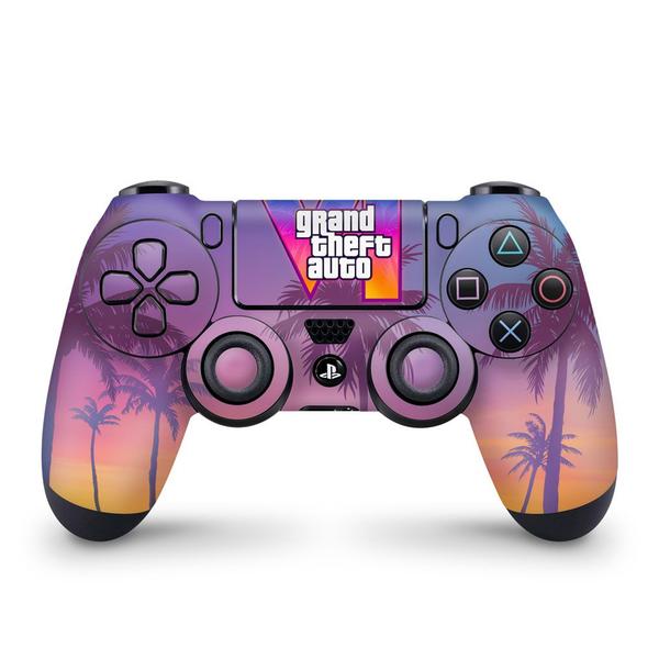 Imagem de Skin Compatível PS4 Controle Adesivo - GTA 6 VI