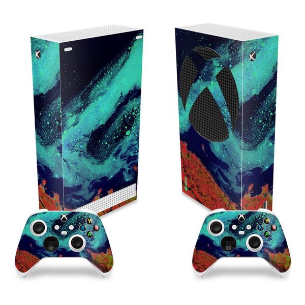 Imagem de Skin Compatível Xbox Series S Vertical Adesivo - Abstrato 105