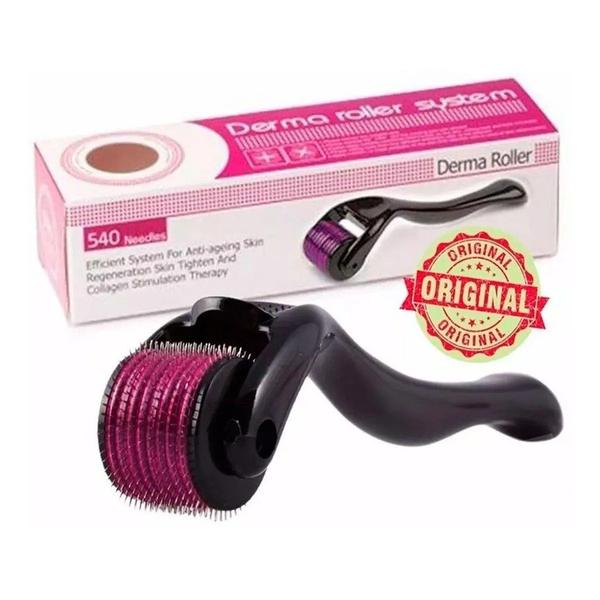 Imagem de Skin Derma Roller Micro Agulhamento 540 Agulhas 2,5