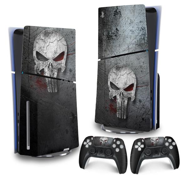 Imagem de Skin PS5 Slim Adesivo Vertical - The Punisher Justiceiro