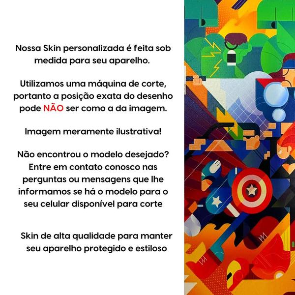 Imagem de Skin Traseira MARVEL para Smartphone Apple