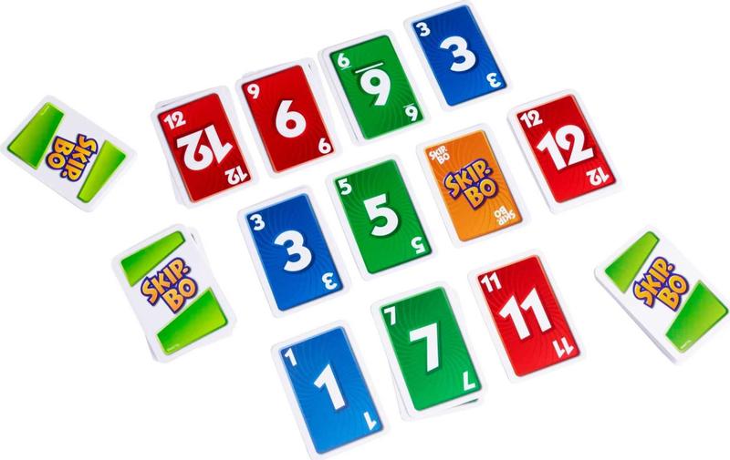 Imagem de Skip Bo Card Game em Lata Decorativa com 162 Cartas, Sequencing Family Game para 2 a 6 Jogadores, Presente Infantil para Idades 7 Anos e Mais Velho Exclusivo da Amazon