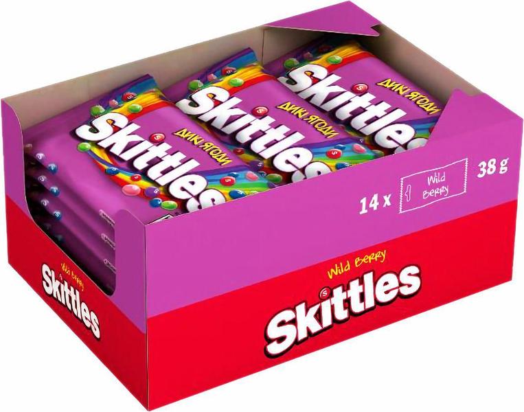 Skittles Fruits 14 Pacotes - 532g Importado dos EUA Imagem de Skittles Fruits 14 Pacotes - 532g Importado dos EUA