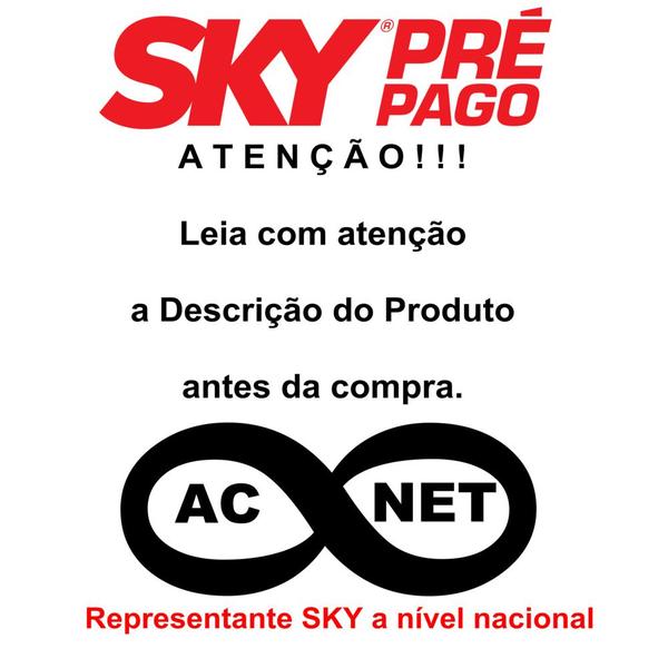 Imagem de Sky Pre Pago Flex  - Kit Completo HD 60 cm