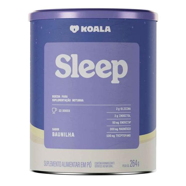 Imagem de Sleep Koala Suplemento Noturno Sabor Baunilha 264g