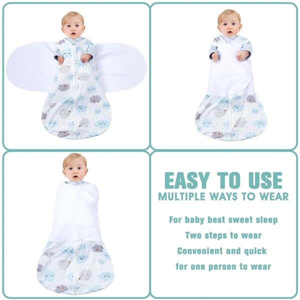 Imagem de Sleep Sack Swaddle BSTOPPT para recém-nascidos de 0 a 3 meses, 100% rayon